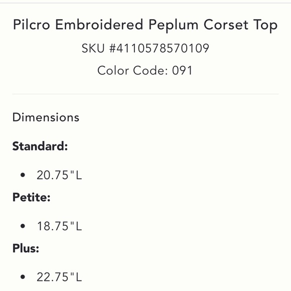 Anthropologie Embroidered Peplum Corset Denim Top - Picture 13 of 14